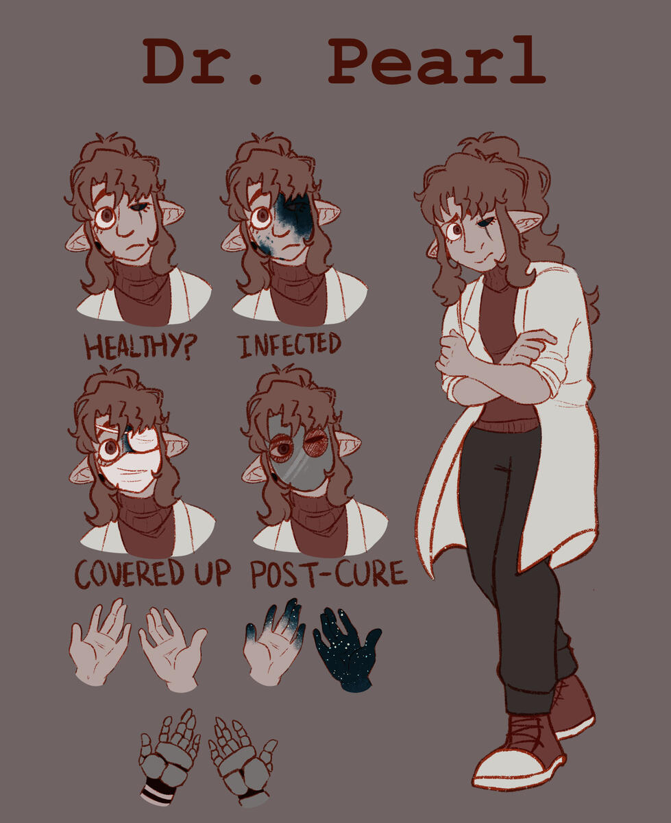 Dr Pearl Ref sheet Life series & Hermitcraft AU